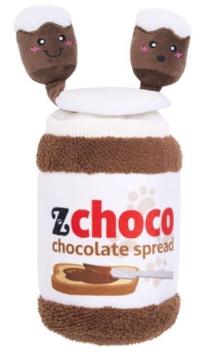 Przejdź do produktu ZippyPaws Pluszowa norka bungee dla psa Słoik czekolady [ZP1112] - zabawka dla psa