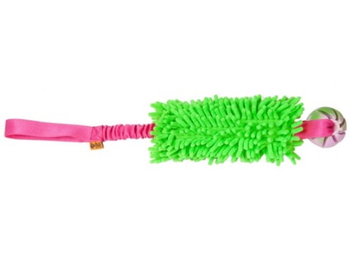 Przejdź do produktu Dingo - Szarpak Mop Bungee z piłką zielony - zabawka dla psa