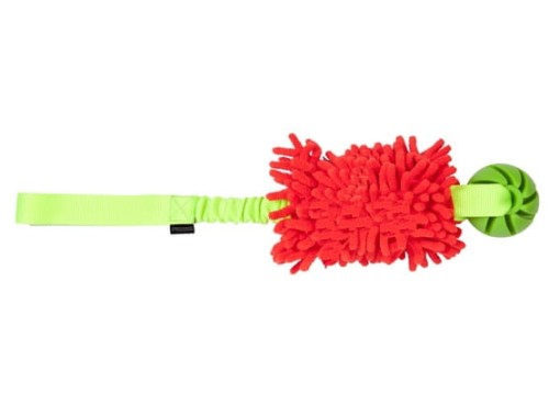 Przejdź do produktu Dingo  - Szarpak Mop Bungee z piłką różowy - zabawka dla psa
