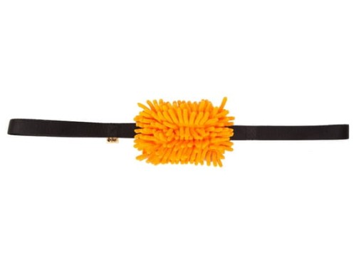 Przejdź do produktu Dingo - Szarpak Mop z dwoma uchwytami 60cm pomarańczowy - zabawka dla psa
