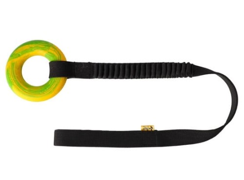 Przejdź do produktu Dingo - Szarpak Ringo z rączką bungee 10cm - zabawka dla psa