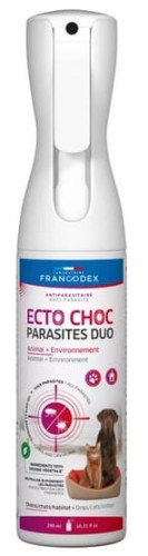 Przejdź do produktu Francodex Ecto Choc Parasites Duo Mgiełka przeciwpasożytnicza dla psów i kotów 290ml