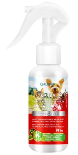 Przejdź do produktu Eurowet Spray ochronny przeciwko pchłom i kleszczom dla psa i kota 100ml