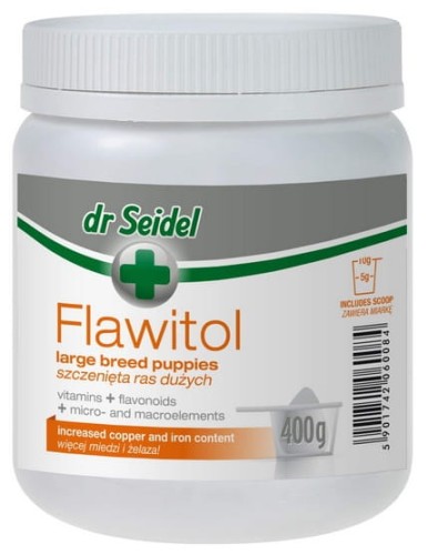 Przejdź do produktu Dr Seidel Flawitol dla szczeniąt ras dużych - proszek 400g
