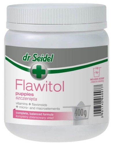 Przejdź do produktu Dr Seidel Flawitol dla szczeniąt - proszek 400g