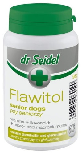 Przejdź do produktu Dr Seidel Flawitol dla psów seniorów 60 tabl.