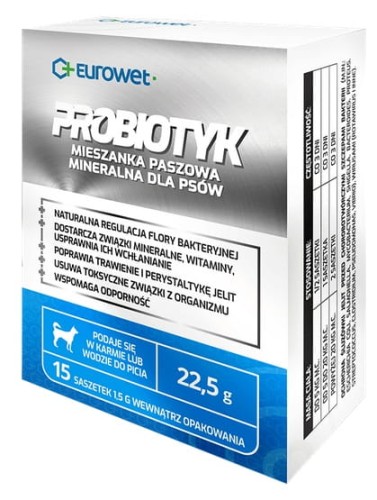 Przejdź do produktu Eurowet Probiotyk dla psów - saszetka 1,5g