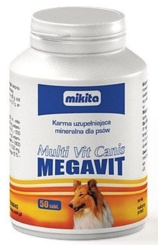 Przejdź do produktu Mikita Megavit Multi-Vit Canis - witaminy, minerały i aminokwasy dla psów 50 tabl.