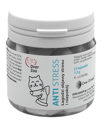 Przejdź do produktu Over Zoo Anti Stress dla psa i kota kapsułki 15szt.