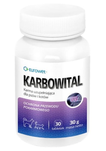 Przejdź do produktu Karbowital dla psa i kota 30 tabl.