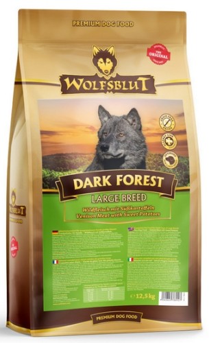 Przejdź do produktu Wolfsblut Dog Dark Forest Large - dziczyzna i bataty 12,5kg – karma sucha dla psa