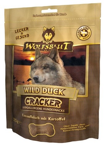 Przejdź do produktu Wolfsblut Dog Cracker Wild Duck - kaczka i bataty 225g – przysmak dla psa