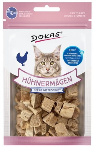 Przejdź do produktu Dokas Kot LIO Żołądki drobiowe 12g – przysmak dla kota