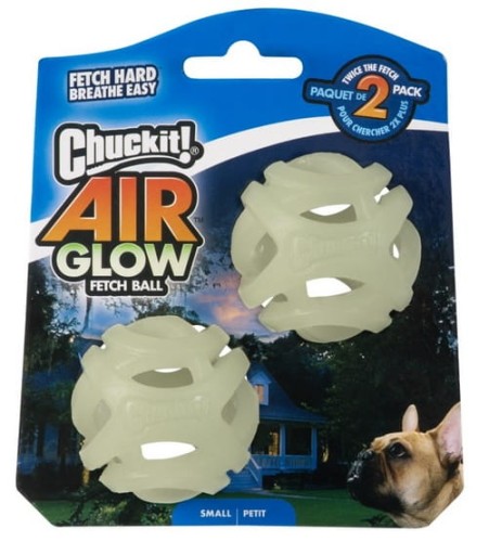 Przejdź do produktu Chuckit! Max Glow Air Fetch Ball Small 2pak [36188] - zabawka dla psa