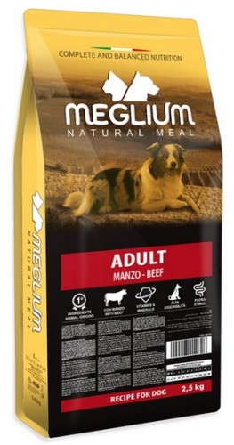Przejdź do produktu Meglium Dog Adult Beef - Wołowina - 2,5kg  – karma sucha dla psa