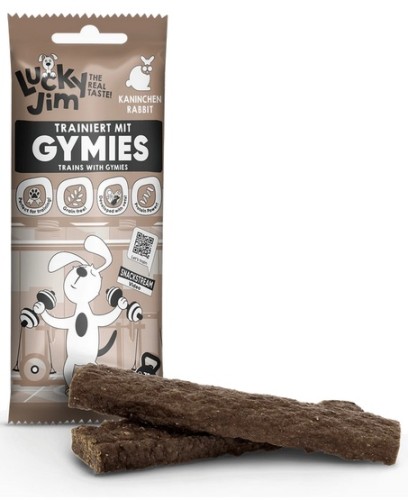 Przejdź do produktu Lucky Jim Gymies Królik 75g – przysmak dla psa