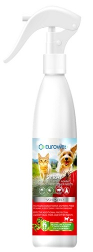 Przejdź do produktu Eurowet Spray ochronny przeciwko pchłom i kleszczom dla psa i kota 200ml