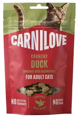 Przejdź do produktu Carnilove Cat Crunchy Snack Duck 50g – przysmak dla kota