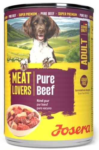 Przejdź do produktu Josera Pies Meat Lovers Pure Wołowina puszka 400g – karma mokra dla psa
