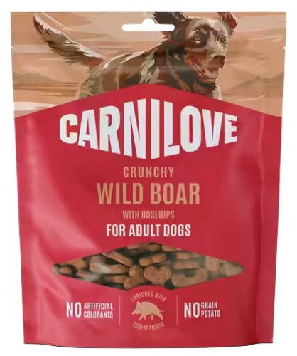 Przejdź do produktu Carnilove Dog Crunchy Snack Wild Boar 200g – przysmak dla psa