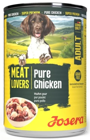 Josera Pies Meat Lovers Pure Kurczak puszka 400g - karma mokra dla psa