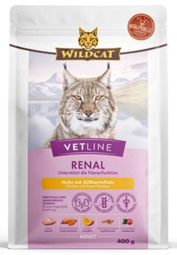 Przejdź do produktu Wildcat VetLine Renal Kurczak 400g – karma weterynaryjna dla kota