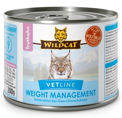 Przejdź do produktu Wildcat VetLine Weight Management Indyk puszka 200g – karma weterynaryjna dla kota