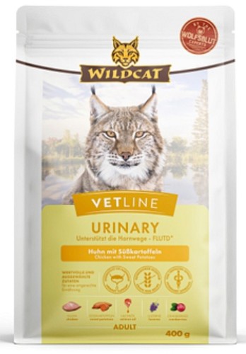Przejdź do produktu Wildcat VetLine Urinary Kurczak 400g – karma weterynaryjna dla kota