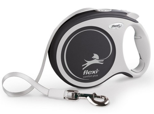 Przejdź do produktu Flexi New Comfort Plus Smycz taśma L 8m szara
