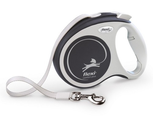 Przejdź do produktu Flexi New Comfort Plus Smycz taśma M 5m szara