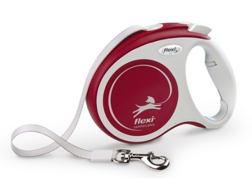 Przejdź do produktu Flexi New Comfort Plus Smycz taśma M 5m czerwona