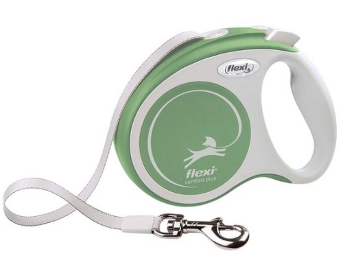 Przejdź do produktu Flexi New Comfort Plus Smycz taśma XS 3m jasnozielona