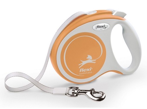 Przejdź do produktu Flexi New Comfort Plus Smycz taśma XS 3m jasnożółta