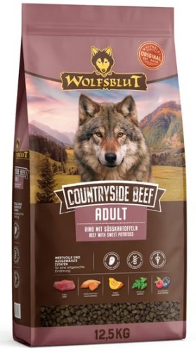 Przejdź do produktu Wolfsblut Dog Countryside Beef - wołowina i bataty 12,5kg – karma sucha dla psa