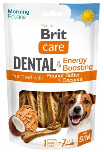 Przejdź do produktu Brit Care Dental Toothbrush S/M Energy Boosting 140g – przysmak dla psa