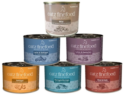 Przejdź do produktu Catz Finefood Classic Collection I puszki multipack 6x200g - karma mokra dla kota