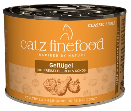 Przejdź do produktu Catz Finefood Classic Drób (N.03) puszka 200g - karma mokra dla kota
