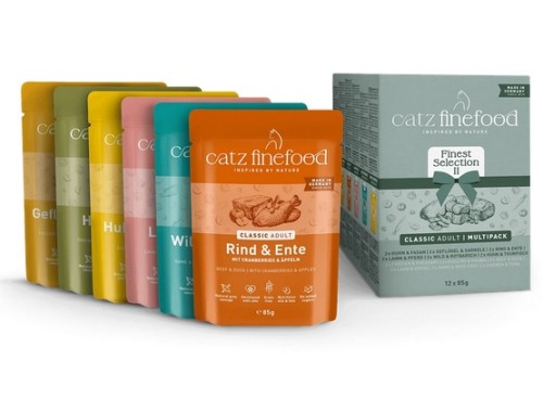 Przejdź do produktu Catz Finefood Classic Finest Selection II saszetki multipack 12x85g - karma mokra dla kota