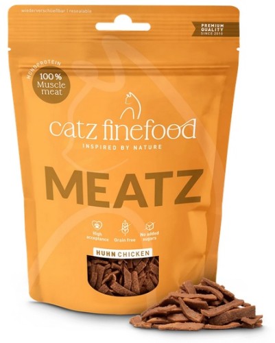 Przejdź do produktu Catz Finefood Meatz Kurczak (N.03) 45g – przysmak dla kota