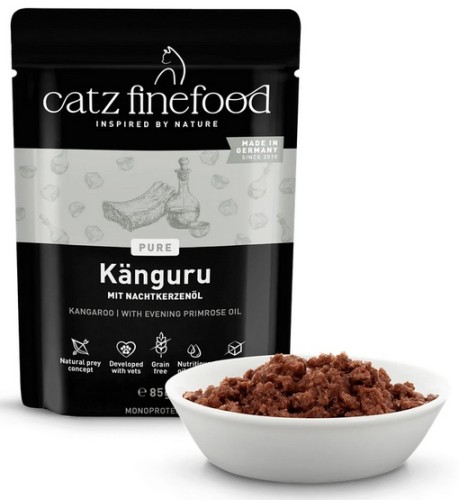 Przejdź do produktu Catz Finefood Pure Kangur (Purrrr N.107) saszetka 85g - monobiałkowa karma mokra dla kota