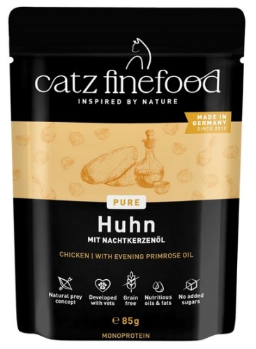 Przejdź do produktu Catz Finefood Pure Kurczak (Purrrr N.103) saszetka 85g - karma mokra dla kota