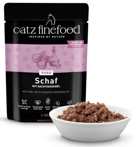 Przejdź do produktu Catz Finefood Pure Owca (Purrrr N.113) saszetka 85g - karma mokra dla kota
